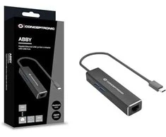 Conceptronic ABBY13B gigabito eterneto USB 3.2 1 kartos