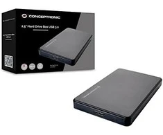 „Conceptronic CHD2MUSB3B“ kietojo disko dėklas „Conceptronic CHD2MUSB3B“ kietojo disko dėklas Juodas 2,5 colio HDD dėklas, maitinamas USB