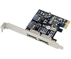 Conceptronic CONCEPTRONIC PCI Express kortelės 2 prievadų SATA III adapteris. sveikasis skaičius + išorinis skaičius