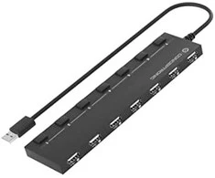 HUB USB Conceptronic CONTROLRONIC USB- Hub 2.0 - > 7x2.0 extra o.įkroviklis sw