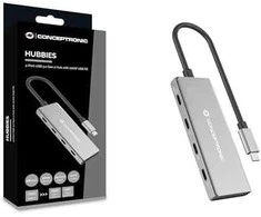 Adapteris AV Conceptronic CONCEPTRONIC Dock USB-C->4xUSB-C 100WPD o.įkroviklis 0.25m gr