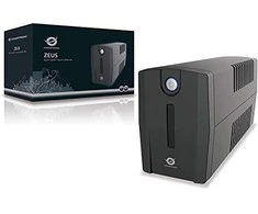Carruzzo Conceptronic ZEUS02E nepertraukiamo maitinimo resursai (UPS) „Line-Interactive“ 0,85 kVA 480 W 4 AC išvestis(ys / čių)