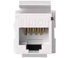 Kontakt Simon RJ45 CAT.6 kompiuterio lizdo įdėklas