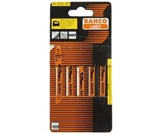 Bahco Siaurapjūklio geležtės 1,00x77mm 14TPI bimetaL, T-fiksatoriuis, 2,5-6mm metalui 5vnt.