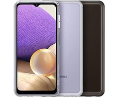 Dėklas QA326TBE Soft Clear Cover Samsung Galaxy A32 (5G) Juodas (Juodas)