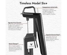 CORAVIN Timeless Six+ vyno konservavimo sistema - Piano Juodas