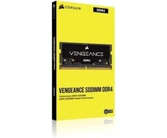 RAM 16 GB „Corsair SO-DIMM 2666“ (2 x 8 GB) dvigubos atminties rinkinys (juodas. CMSX16GX4M2A2666C18. „Vengeance“)