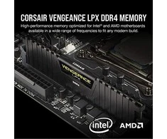 RAM CORSAIR Vengeance LPX DDR4 3200MHz 32GB 2x16GB DIMM nebuferinis dvigubas rangas 16-20-20-38