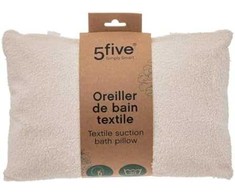 5five Simply Smart Cotton Medvilninė vonios pagalvėlė, montuojama ant siurbtukų