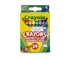 Crayola, Inc. CRAYOLA kreidelės Crayons, 24vnt., 0024