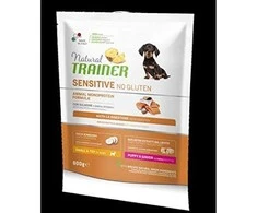 NT DOG SENSITIVE NO GLUTEN PUPPY&amp;JUNIOR MINI SALMON (lašiša) 800g