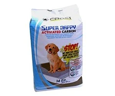 CROCI SUPER NAPPY Higieniniai paklotai su anglimi 84x57cm, 14vnt