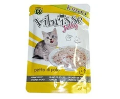 VIBRISSE konservai kačiukams vištienos krūtinėlė želatinoje 70g 1vnt (18)