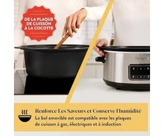 Crock-Pot CSC112X 6.5-litre slow cooker (sidabrinis)