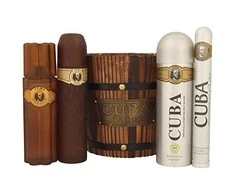Cuba Gold rinkinys vyrams (EDT, 100 ml + priemonė po skutimosi, 100 ml + dezodorantas, 200 ml + EDT, 35 ml)