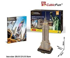 Dėlionė CubicFun 3D galvosūkis su pastatais Cubic Fun NG, 66 d.