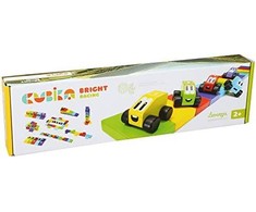 Cubika Medinės mašinėlės ir kaladėlių garažiukai