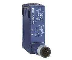 Telemecanique Sensors Schneider Electric ribinio jungiklio korpusas 1R 1NO, metalinis M12 5 kontaktų (ZCMD21C12)