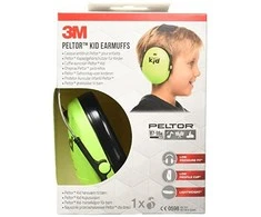 Apsauginės ausinės 3M Peltor Kid; 27 dB; žalios