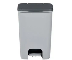 Šiukšliadėžė Curver Essentials, pilka, 40 l, 55 cm x 37.5 cm