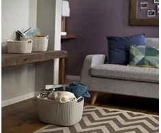 Daiktadėžė CURVER KNIT, 19 l, balta, 40×30×23 cm