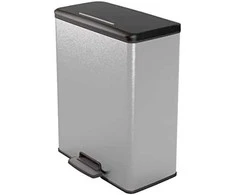 Curver / Keter CURVER ATLIEKŲ KIEKISINĖ SU PEDALU 26L+26L /IML METALIZUOTA