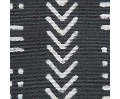 Beliani Lumarko Cotton dekoratyvinė pagalvė su geometriniu raštu 45 x 45 cm juodai balta BENZOIN!