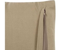 Beliani Lumarko Cotton dekoratyvinė pagalvė su geometriniu raštu 45 x 45 cm smėlio-pilka SENECIO!