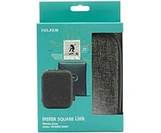 Dėklas Fujifilm Fujifilm instax Square Link Spausdintuvas Case woven pilka