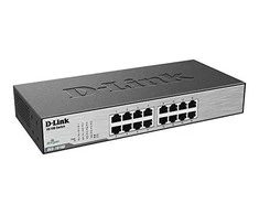 Šakotuvas D-Link DLINK 16xRJ45 10/100 nevaldomas 16 prievadų jungiklis 2 MB 100 MB, galima integruoti
