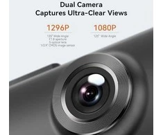 DDPAI N1 Dual 1296p + 1080p Dash Camera - vaizdo registratorius su galinio vaizdo kamera