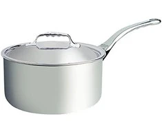 De Buyer Affinity Puodas Stainless Steel su dangteliu 16 cm