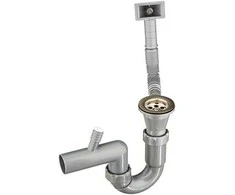 Sifonas plieninėms plautuvėms Deante ZXY_9921, Steel