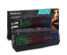 Klaviatūra žaidimams membraninė su laidu DEFENDER WEREWOLF GK-120DL