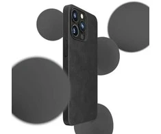 Dėklas 3mk apsauginis dangtelis HARDY MagFabric Case skirtas Apple iPhone 15 Pro, juodas