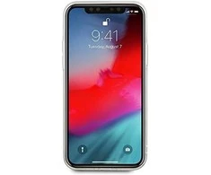 Guess GUHCP12SGLVSBL Apple iPhone 12 mini 5,4″ mėlynas kietas dėklas Glitter Vintage Script