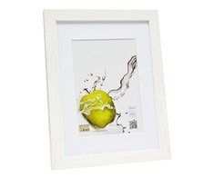Nuotraukų rėmelis Deknudt S66KF1 P1 18x24 Mediena balta w. Passepartout