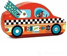 Djeco Siluetų dėlionė - Sportinis automobilis (16 detalių) ( DJ07273 )