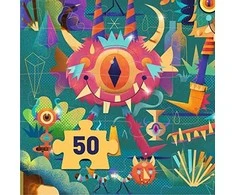 Djeco Wizzy dėlionė - Monstrų vakarėlis (50 detalių) ( DJ07020 )