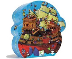 Djeco Siluetų dėlionė - Barbaroso laivas (54 detalių) ( DJ07241 )