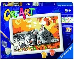 Dėlionė Ravensburger Paint by Numbers Autumn Cats