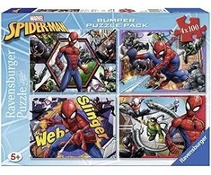 Ravensburger Dėlionė 4x100 vnt. - Žmogus-voras
