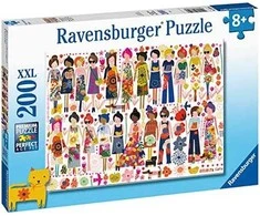 Ravensburger Dėlionė 200 vnt. - Gėlės ir draugai