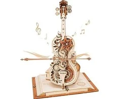 Robotime Muzikinis 3D medinis konstruktorius Magic Cello