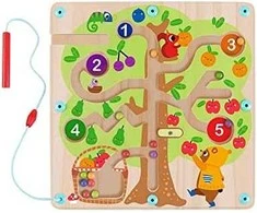 Tooky Toys „Taky Toy Labirynt Magnetic Fruber“ mokymo mokymas