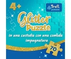 Trefl Dėlionė 70 vnt. - Rainbow High Glitter Dolls