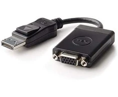 AV adapteris Dell Rodyti Uostas - D- Sub (VGA) juodas (Adapteris - DisplayPort to VGA)