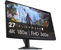 Monitorius Dell | Alienware AW2725QF | 27 " | IPS | 16:9 | 180 Hz | 0.5 ms | 3840 x 2160 pikselių | 400 cd/m² | HDMI jungtys quantity 2