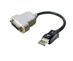 Adapteris AV Dell kabelis DisplayPort DVI adapteris