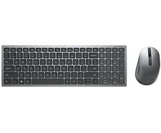 Dell | Klaviatūra ir pelė | KM7120W | Klaviatūros ir pelės rinkinys | Wireless | Batteries included | Bluetooth | Belaidė jungtis | NORD | Titan Gray